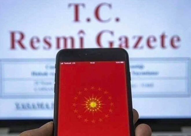 Resmî Gazete’de bugün (18 Kasım 2024 Resmî Gazete kararları)